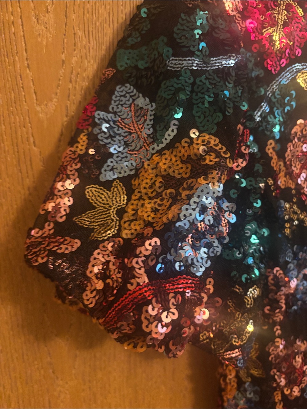 Ivy City Co Multicolor Sequin Midi Dress - Picture 3 of 4